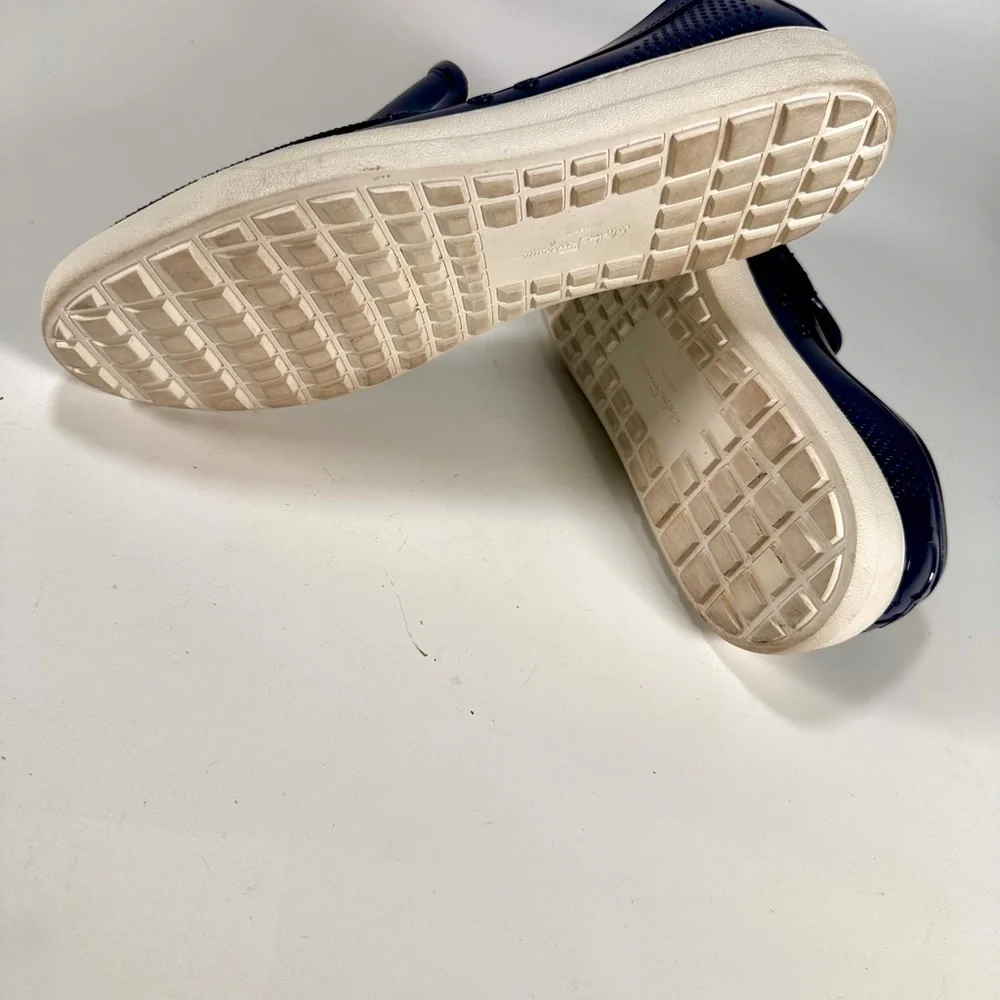 Salvatore Ferragamo Men's Fury 2 Synthetic Loafers/Boat Shoes Size 9 - Picture 14 of 16